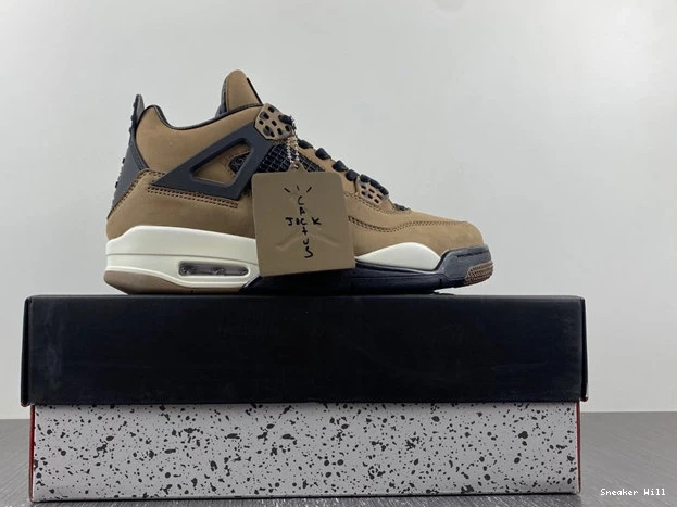 AJ4- Olive Jordan 3896 837 Retro GoAnywhere 4 Scott Travis 0601